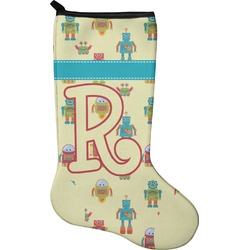 Robot Holiday Stocking - Neoprene (Personalized)