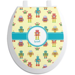 Robot Toilet Seat Decal (Personalized)