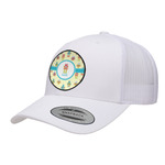 Robot Trucker Hat - White (Personalized)