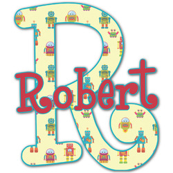 Robot Name & Initial Decal - Up to 18"x18" (Personalized)