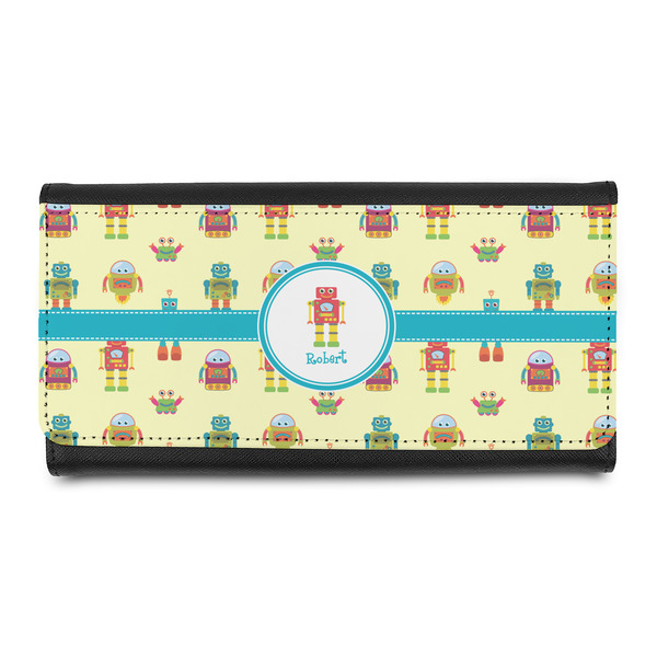 Custom Robot Leatherette Ladies Wallet (Personalized)