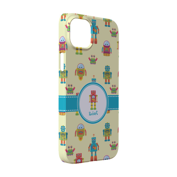 Custom Robot iPhone Case - Plastic - iPhone 14 (Personalized)