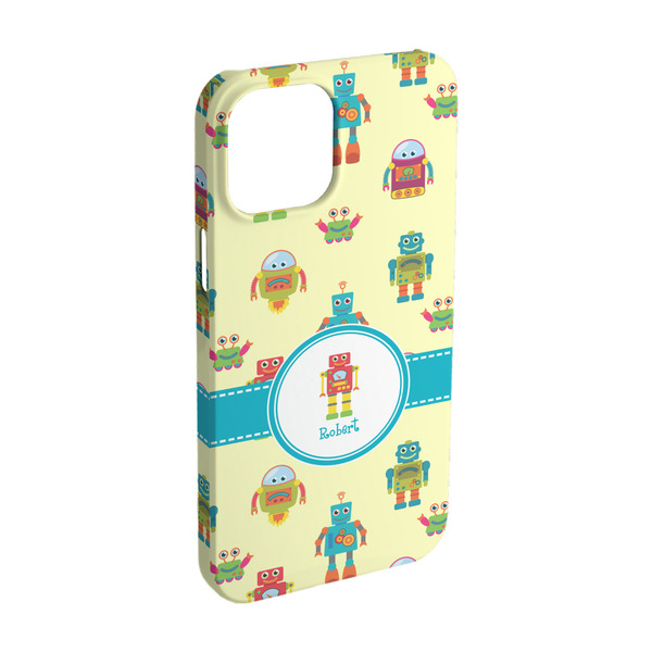 Custom Robot iPhone Case - Plastic - iPhone 15 (Personalized)