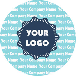 Logo & Company Name Multipurpose Round Labels - 1"