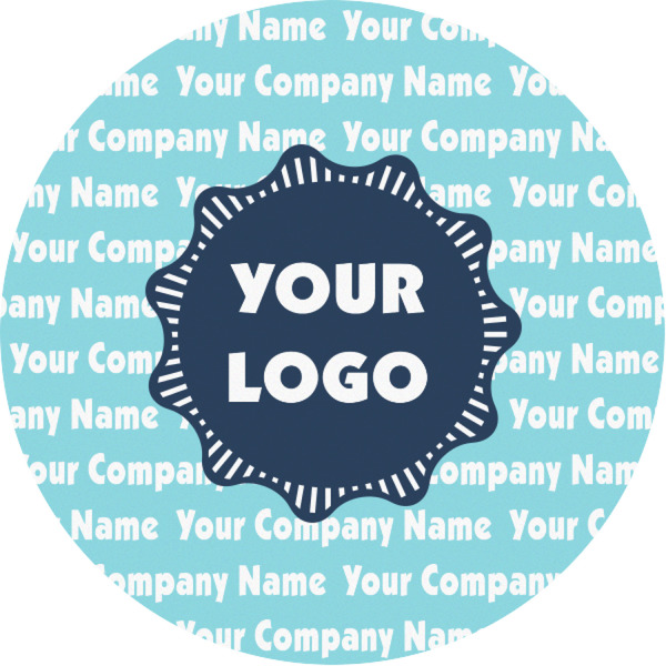 Custom Logo & Company Name Multipurpose Round Labels - 1"