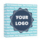 Logo & Company Name 12x12 - Canvas Print - Angled View