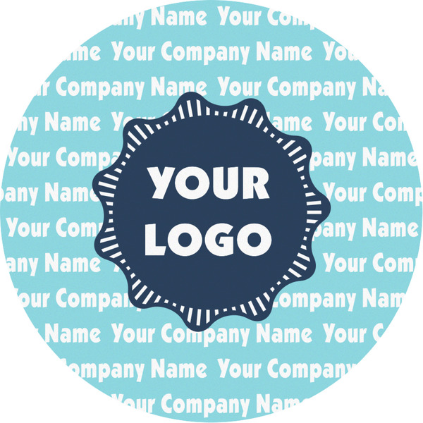 Custom Logo & Company Name Multipurpose Round Labels - 3"