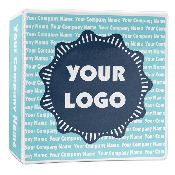 Custom Logo & Company Name 3-Ring Binder - 2 inch