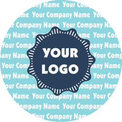 Logo & Company Name Multipurpose Round Labels - 4"