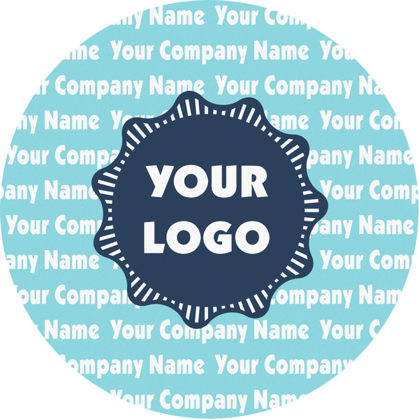 Custom Logo & Company Name Multipurpose Round Labels - 4"