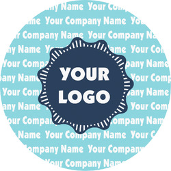 Logo & Company Name Multipurpose Round Labels - 5"