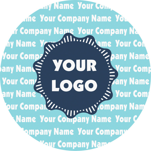 Custom Logo & Company Name Multipurpose Round Labels - 5"