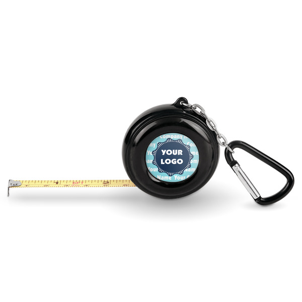 Custom Logo & Company Name Pocket Tape Measure - 6 Ft w/ Carabiner Clip