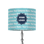 Logo & Company Name 8" Drum Lamp Shade - Fabric