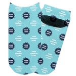 Logo & Company Name Adult Ankle Socks