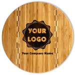 Logo & Company Name Bamboo Cutting Board