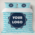 Logo & Company Name Duvet Cover Set - King