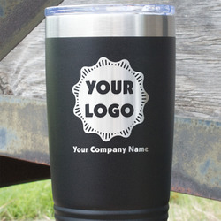 Personalized 20 oz Insulated Stainless Steel Tumbler - Black