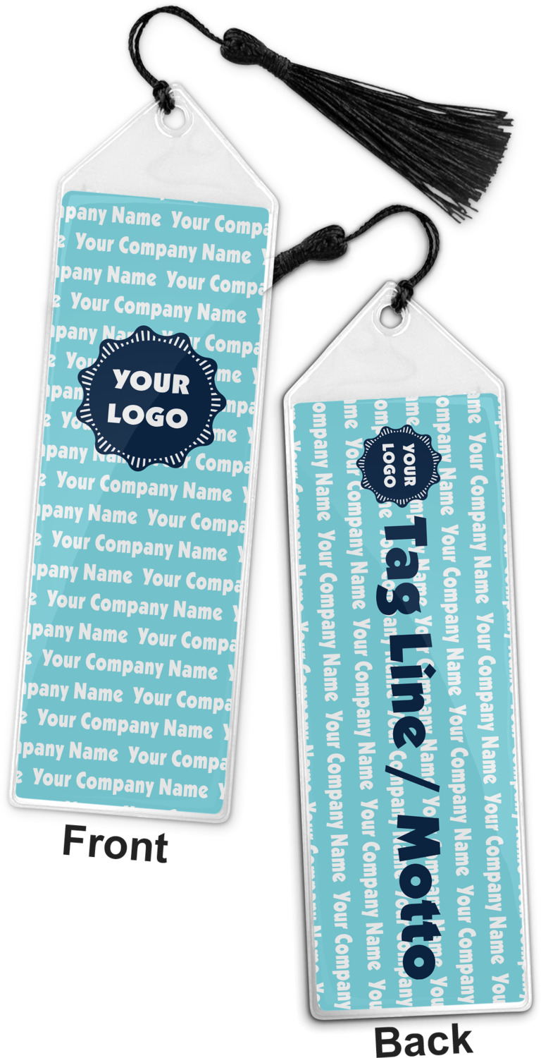 Custom Logo & Company Name Book Mark w/Tassel