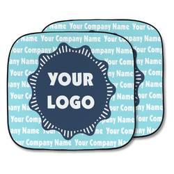 Logo & Company Name Car Sun Shade - Two Piece