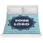 Logo & Company Name Comforter - King