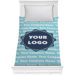 Logo & Company Name Comforter - Twin XL