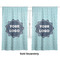 Logo & Company Name Curtains Double