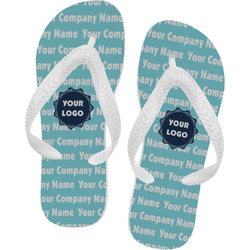 Logo & Company Name Flip Flops - Small