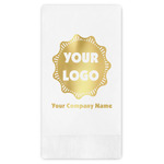 Logo & Company Name Guest Napkins - Foil Stamped