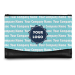 Logo & Company Name Genuine Leather Women's Wallet - Small