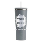 Logo & Company Name RTIC Everyday Tumbler with Straw - 28oz - Grey - Double-Sided