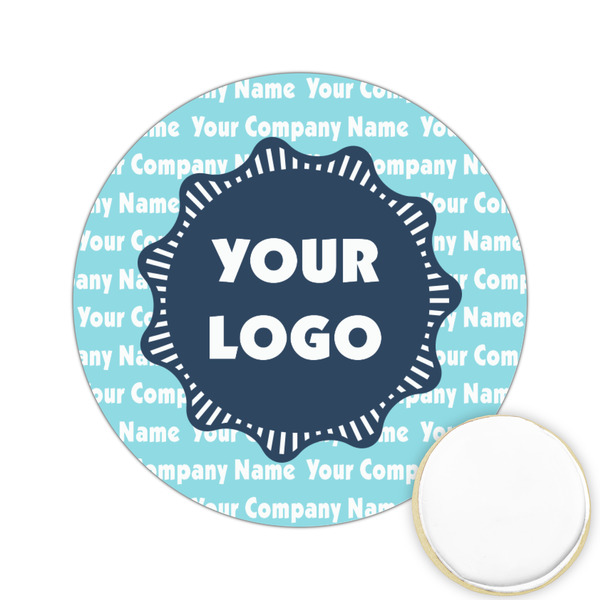 Custom Logo & Company Name Printed Cookie Topper - 2.15"