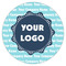 Logo & Company Name Icing Circle - Small - Single