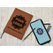 Logo & Company Name Leather Sketchbook - Large - Double Sided - In Context