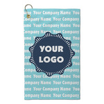 Logo & Company Name Microfiber Golf Towel - Small