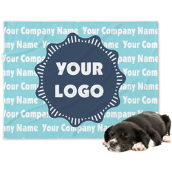 Logo & Company Name Dog Blanket - Regular