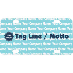 Logo & Company Name Mini / Bicycle License Plate - 4 Holes