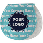 Logo & Company Name Burp Pad - Velour - Single