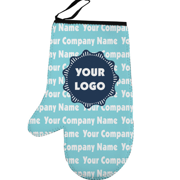 Custom Logo & Company Name Left Oven Mitt