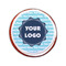 Logo & Company Name Printed Icing Circle - Small - On Cookie