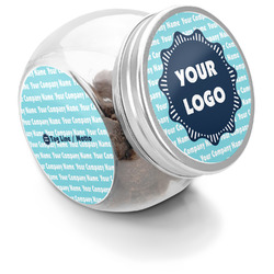 Logo & Company Name Puppy Treat Jar