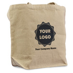 Logo & Company Name Reusable Cotton Grocery Bag - Single