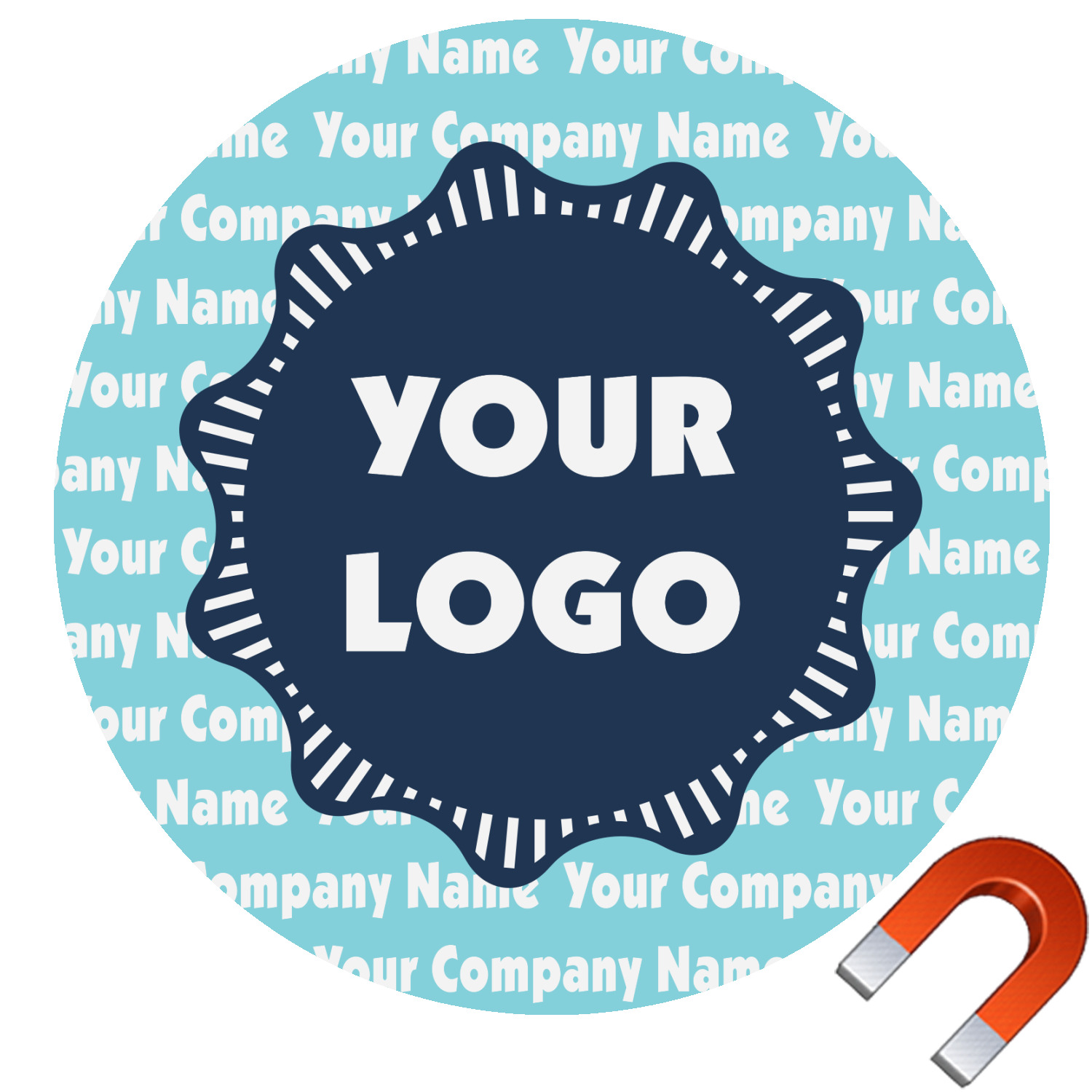 5 Inch Personalized Circle Car Magnets  Buy 5 Inch Custom Round Car Magnets  Online at