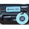 Logo & Company Name Round Luggage Tag & Handle Wrap - In Context