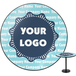 Logo & Company Name Round Table - 30"