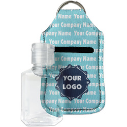 Logo & Company Name Hand Sanitizer & Keychain Holder - Small