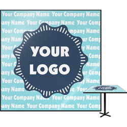 Logo & Company Name Square Table Top