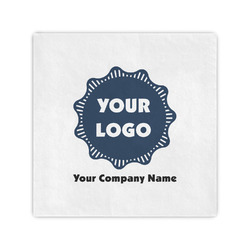 Logo & Company Name Standard Cocktail Napkins