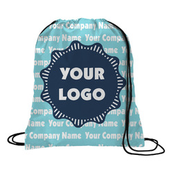 Logo & Company Name Drawstring Backpack - Medium