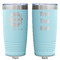 Logo & Company Name Teal Polar Camel Tumbler - 20oz -Double Sided - Approval